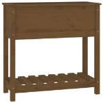 Fioriera con Mensola Ambra 82,5x34,5x81 cm Legno Massello Pino