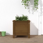 Fioriera da Giardino Ambra 40x40x39 cm Legno Massello di Pino