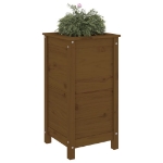 Fioriera da Giardino Ambra 40x40x78 cm Legno Massello di Pino