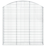 Cesto Gabbione ad Arco 150x30x140/160 cm Ferro Zincato