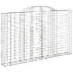 Cesto Gabbione ad Arco 300x30x180/200 cm Ferro Zincato