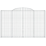 Cesto Gabbione ad Arco 300x30x180/200 cm Ferro Zincato
