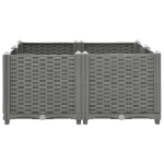 Fioriera Rialzata 80x80x38 cm in Polipropilene