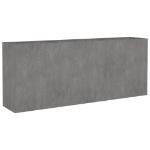 Fioriera Rialzata da Giardino 200x40x80 cm in Acciaio Corten