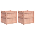 Fioriere da Giardino 2 pz in Legno Massello di Douglas
