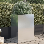 Fioriera Argento 52x48x75 cm in Acciaio Inox