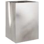 Fioriera Argento 52x48x75 cm in Acciaio Inox