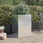 Fioriera Argento 52x48x75 cm in Acciaio Inox