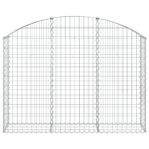 Cesto Gabbione ad Arco 150x30x100/120 cm Ferro Zincato