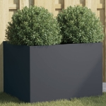 Fioriera Antracite 62x47x46 cm in Acciaio