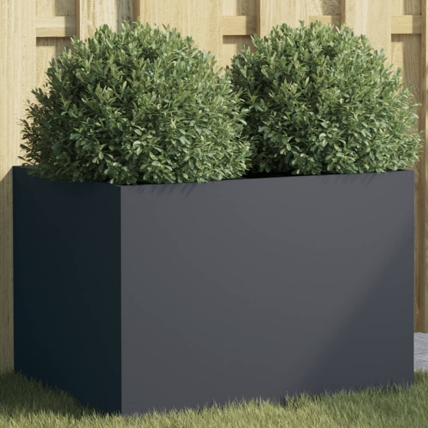 Fioriera Antracite 62x47x46 cm in Acciaio