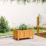 Fioriera Giardino con Rivestimento 54x31x30 cm Massello Acacia