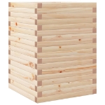 Fioriera da Giardino 50x50x68,5 cm in Legno Massello di Pino
