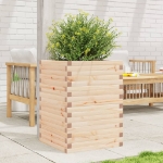 Fioriera da Giardino 50x50x68,5 cm in Legno Massello di Pino