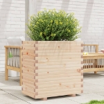Fioriera da Giardino 70x40x72,5 cm in Legno Massello di Pino