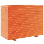 Fioriera Giardino Marrone Cera 90x40x72,5cm Legno Massello Pino