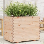 Fioriera da Giardino 90x60x72,5 cm in Legno Massello di Pino