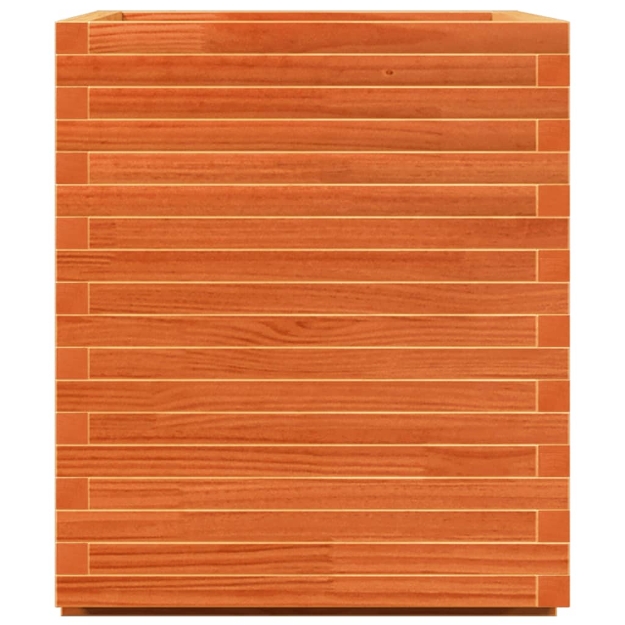Fioriera Giardino Marrone Cera 90x60x72,5cm Legno Massello Pino