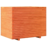 Fioriera Giardino Marrone Cera 90x60x72,5cm Legno Massello Pino