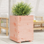 Fioriera da Giardino 50x50x72 cm in Legno Massello di Douglas