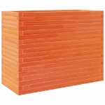 Fioriera Giardino Marrone Cera 90x40x68,5cm Legno Massello Pino
