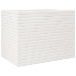 Fioriera da Giardino Bianca 90x60x68,5cm Legno Massello di Pino