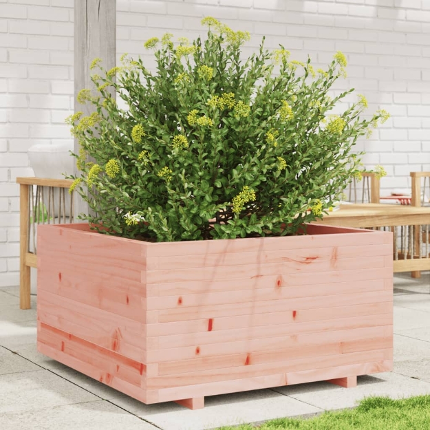 Fioriera da Giardino 90x90x49,5 cm in Legno Massello di Douglas