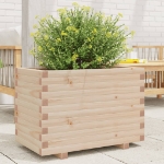 Fioriera da Giardino 70x40x49,5 cm in Legno Massello di Pino