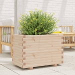 Fioriera da Giardino 70x40x49,5 cm in Legno Massello di Pino