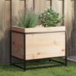 Fioriera da Giardino 60x40x50 cm in Legno Massello di Pino