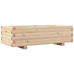 Fioriera da Giardino 90x40x26,5 cm in Legno Massello di Pino