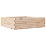 Fioriera da Giardino 80x80x23 cm in Legno Massello di Pino