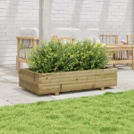 Fioriera da Giardino 110x60x26,5 cm in Legno di Pino Impregnato