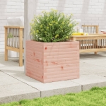 Fioriera da Giardino 50x50x46 cm in Legno Massello di Douglas