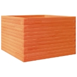 Fioriera Giardino Marrone Cera 70x70x45,5cm Legno Massello Pino