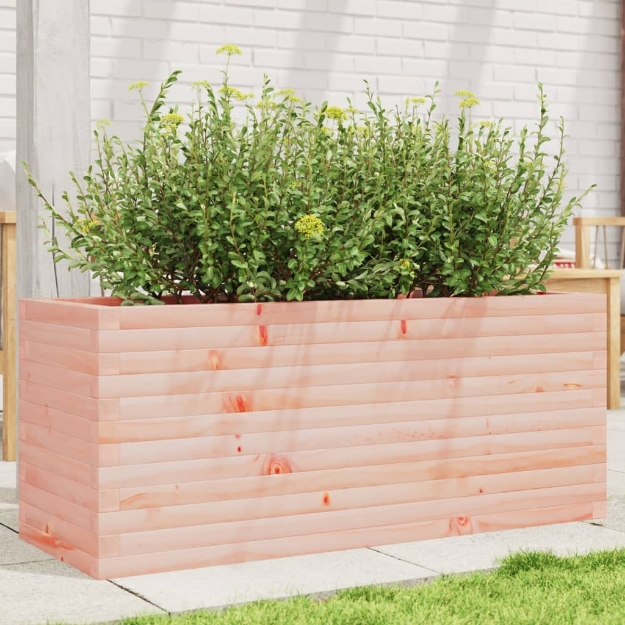 Fioriera da Giardino 110x40x45,5 cm Legno Massello di Douglas