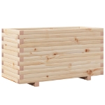Fioriera da Giardino 90x40x49,5 cm in Legno Massello di Pino