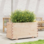 Fioriera da Giardino 90x40x49,5 cm in Legno Massello di Pino