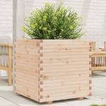Fioriera da Giardino 70x70x72 cm in Legno Massello di Pino