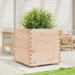 Fioriera da Giardino 70x70x72 cm in Legno Massello di Pino