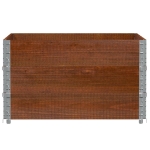 Fioriera da Giardino Marrone 100x100 cm Legno Massello di Pino