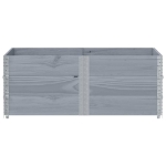 Fioriera da Giardino Grigia 150x100 cm Legno Massello di Pino