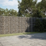 Cesto Gabbione con Copertura 600x50x200 cm in Ferro Zincato