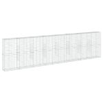 Cesto Gabbione con Copertura 800x50x200 cm Ferro Zincato