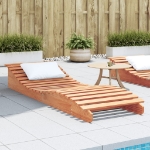 Lettino Marrone Cera 205x60x31,5 cm in Legno Massello di Pino