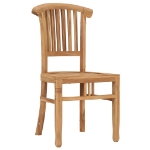 Set da Pranzo da Giardino 5 pz in Legno Massello di Teak