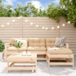 Set Salotto da Giardino 5 pz in Legno Massello di Pino