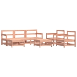 Set Salotto da Giardino 7 pz in Legno Massello di Douglas