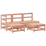 Set Salotto da Giardino 5 pz in Legno Massello di Douglas