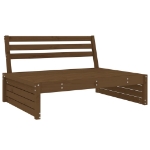 Set Salotto da Giardino 5 pz ambra in Legno Massello di Pino